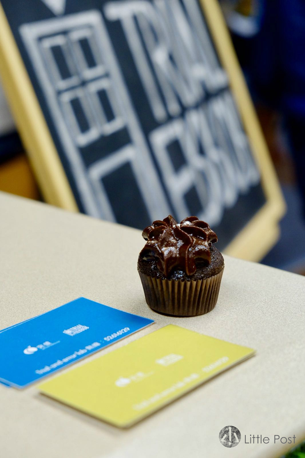 全素的濃厚朱古力Cupcake,好特別!